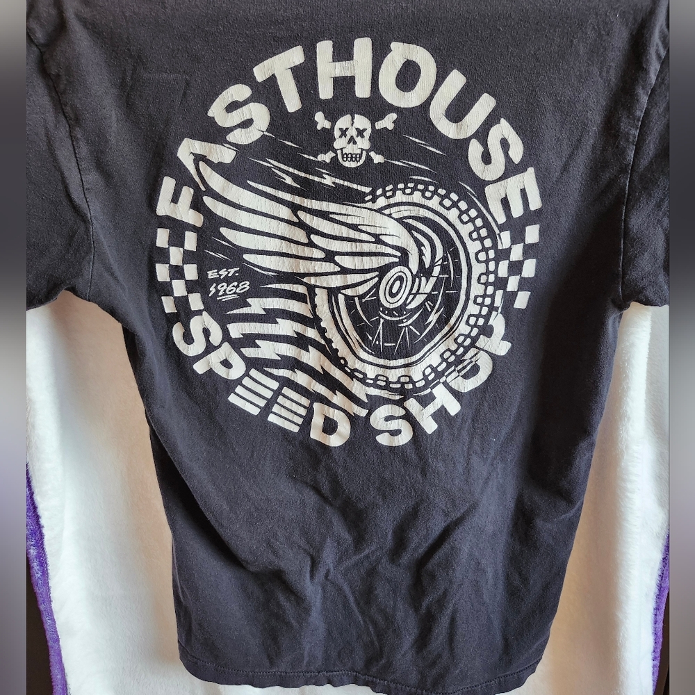 Mens FastHouse Black Graphic Tee